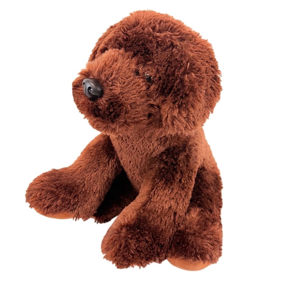 Aurora Brown Dog Plush Stuffed Animal 12" Seated December 2019 Soft Puppy